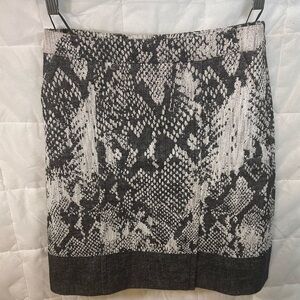 Hugo Boss Vaneki Snakeskin Jacquard skirt office siren animal print mobwife sexy